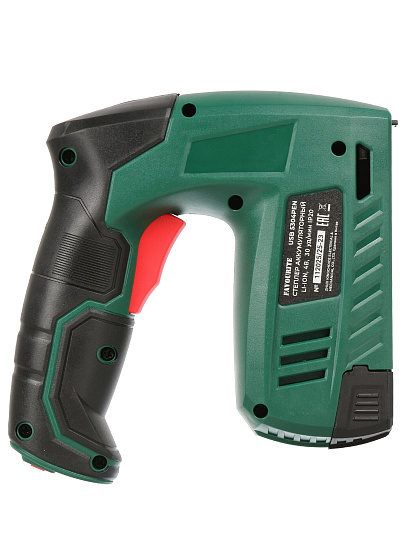 Степлер аккумуляторный 4-10 мм, 53/47, 30 уд/мин, 4 В, Favourite, USB 5304PEN, 121555304