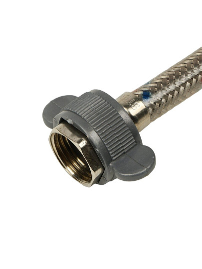 Подводка для воды 1/2"х0.8 м, г-ш, сталь, полимер, Stemix
