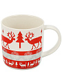 Кружка керамика, 330 мл, Олени, Y4-7509, в ассортименте - фото 3