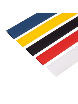 Термоусадочная трубка 20 шт, ТУТнг 2:1, набор №2, 100 мм, Rexant, 29-0102