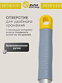 Швабра-окномойка микрофибра, резина, 96х20 см, желтая, телескопическая ручка, Марья Искусница, KD-W08M-8 - фото 4