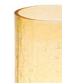 Ваза стекло, настольная, 25х12 см, Muza, Cracle amber, 380-630 - фото 3