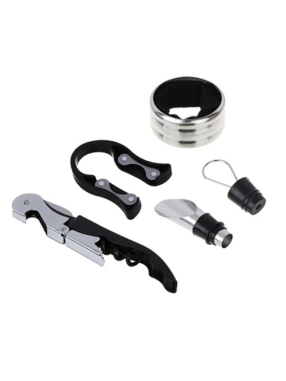 Набор для вина, нержавеющая сталь, 4 шт, Vetta, 882-424