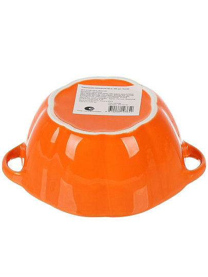 Горшок для запекания керамика, 0.45 л, Тыква, Y6-10218/Y4-9173