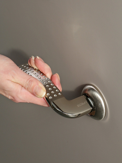 Ручка дверная Apecs, Megapolis Seoul H-0826-A-NIS\NI, 00022698, матовый никель, никель, алюминий