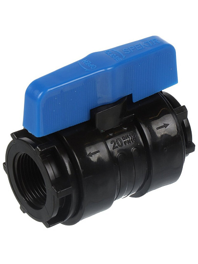 ПНД кран 1/2&quot;-3/4&quot;, внутренняя/внутренняя, Spektr