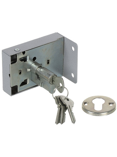 Замок накладной дверной, Зенит, ЗН1.1, БП-00016219, серебро