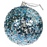 Набор елочных украшений 3 шт, голубой, 8 см, SYPMQA-102116 - фото 3