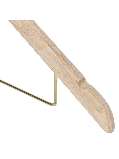 Вешалка-плечики для одежды, 44.5 см, дерево, XZ44YDX-6