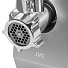 Мясорубка электрическая JVC, JK-MG127, 2500 Вт, реверс, 2 кг/мин, пластик, с отсеком для хранения насадок, белый, серебристая - фото 15