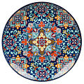Блюдо керамика, 4.5х25 см, синее, Самарканд, Y4-9761