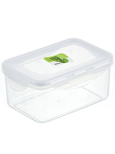 Контейнер пищевой пластик, 1.8 , 0.85, 0.35 л, 3 шт, прямоугольный, PET0551