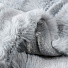 Плед евро, 220х200 см, кролик, 100% полиэстер, Silvano, Комфорт, серый - фото 4