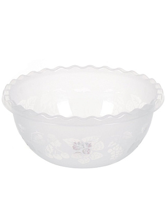 Миска пластик, круглая, 10.5 см, 3.5 л, Дуня №1, DDStyle, 10501, в ассортименте