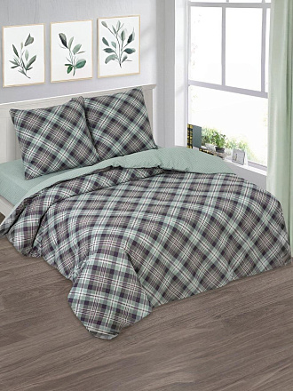 Постельное белье 2-спальное, простыня 160х200 см, 2 наволочки 70х70 см, пододеяльник 175х215 см, простыня на резинке, АртПостель, поплин, Ирландия