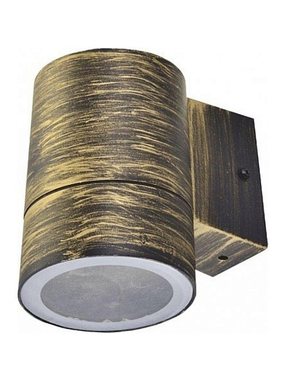 Светильник фасадный General Lighting Systems, GWL-GX53-M-IP65, накладной, 25 Вт, металл, 9х11.6 см, 1 лампа, IP65, черное золото