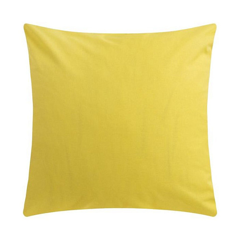 Наволочка "Этель" 70*70 см, цвет желтый, 100% хлопок, поплин, 125 г/м2, 5450310
