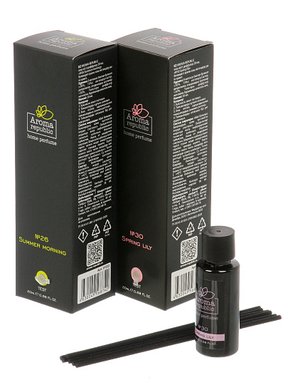 Аромадиффузор Aroma republic, 30 мл, Black Edition №3, 2 шт, 93851