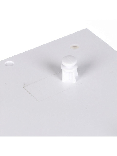 Лицевая панель для вентилятора Viento, установочный диаметр 100 мм, белая, SYSTEM+ Серия GORIZONT, GORIZONT glass 100