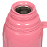Термос пластиковый со стеклянной колбой Яромир ЯР-2022С/1 с узким горлом розовый с коричневым, 1 л - фото 3