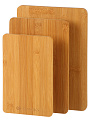 Доска разделочная бамбук, 30х20х1, 27х17х1, 23х14х1 см, 3 шт, прямоугольная, Daniks, CB1118S3B - фото 7