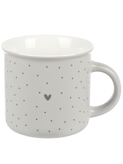 Кружка керамика, 380 мл, Грей лав, Y4-11314, в ассортименте