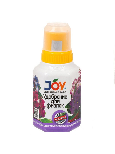 Удобрение для фиалок, калийное, жидкость, 250 мл, Joy