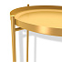 Стол кофейный 52х37.6х37.6 см, металл, золото, Sheffilton, SHT-CT8, Сж-85 - фото 2