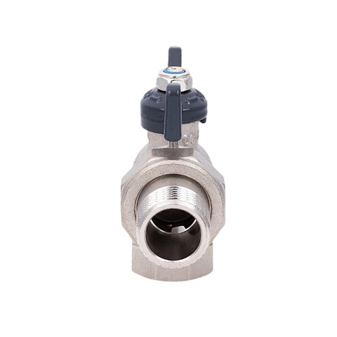 Кран для воды с американкой 1/2",г-ш, углов, ручка-бабочка, AquaLink