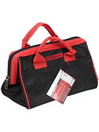 Сумка для инструментов, 31.5х21.5х22.5 см, текстиль, Matrix, пластиковый замок, 14 карманов, 90251
