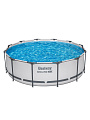 Бассейн каркасный Bestway, 366х100 см, Steel Pro Max, 56418BW, фильтр-насос, лестница, 9150 л, картридж - фото 9
