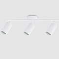 Светильник на основании General Lighting Systems, Башня, 50 Вт, GU10, 3 шт, IP20, d5.5х10х10 см, Спот, белый, 661836