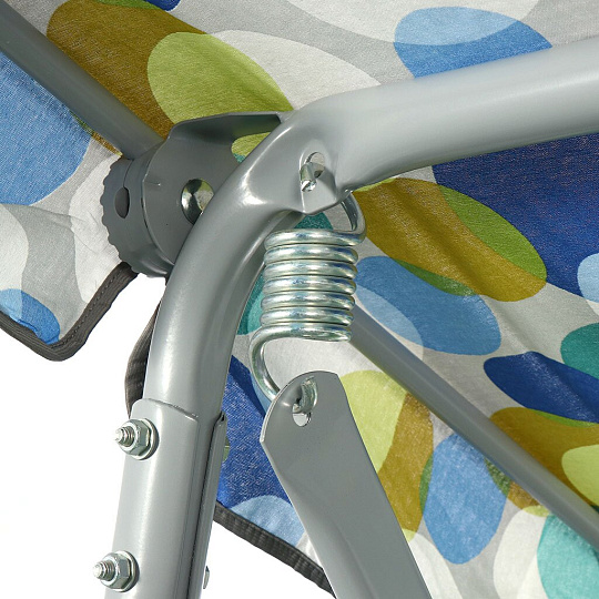 Качели садовые 2-местные, 204х121х144.5 см, 180 кг, Olsa, Бари, подушка, С821, металл