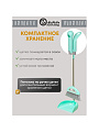 Набор для уборки пола совок, щетка с ручкой, тиффани, Марья Искусница, Ленивка, HD5812-332-427 - фото 5