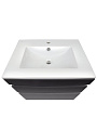 Тумба Toppus, Velvet, Quadro, с умывальником, графит матовая, 9811.017 - фото 5
