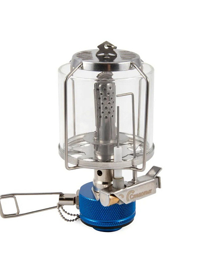 Лампа газовая, портитивная, пьезо, стекло, 60х60х110 мм, Следопыт, Светлячок, PF-GLP-S01