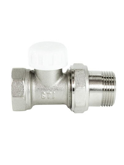 Клапан запорный 1/2", прямой, STI