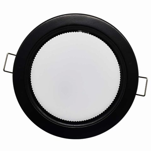 Светильник встраиваемый светодиодный, General Lighting Systems, 50 Вт, GX53, IP20, 10.8х10.8х3.8 см, черный матовый, 661239