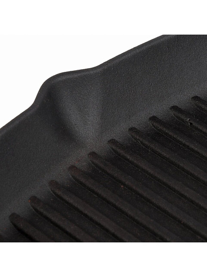 Сковорода-гриль чугун, 26 см, Boniron, с литой ручкой, индукция