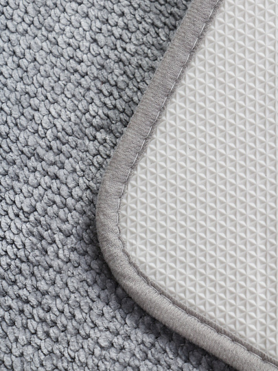 Коврик для ванной, 0.5х0.8 м, серый Y4-9930