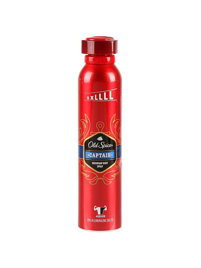 Дезодорант Old Spice, Captain, для мужчин, спрей, 250 мл