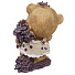 Фигурка декоративная Мишка с букетом, 14.5 см, Y6-2242 - фото 2