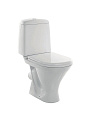Унитаз-компакт Sanita, Аттика, косой выпуск, сиденье полипропилен, 1 режим