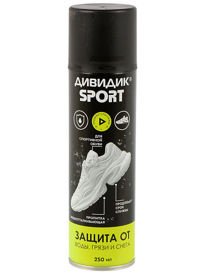 Спрей-пропитка Дивидик, Водоотталкивающая, для кожан и текстиль мат-ов, велюра, 250 мл, бесцвет