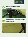 Качели садовые 3-местные, 220х130х177 см, 280 кг, Green Days, раскладываются в кровать, зеленые, YTSW3045-5S, металл - фото 4