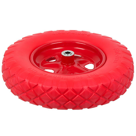 Колесо полиуретан PU, D 85, 4.80-4.00-8, втулка D16 мм