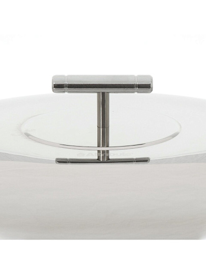 Мармит стекло, нержавеющая сталь, 3 л, 44x24.5x16.5 см, овальный, Attribute, ABI010