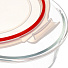 Контейнер пищевой стекло, 0.4, 0.5, 0.62 л, 3 шт, с крышками, Y4-6537 - фото 4