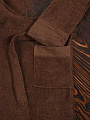 Халат мужской, махровый, 100% хлопок, коричневый, XL-XXL, 52-54, Barkas, Aria, AI-1905027 - фото 2