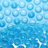 Коврик для ванной, антискользящий, 0.38х0.69 м, ПВХ, синий, Y3-678 - фото 2